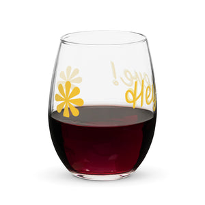 Verre à vin sans pied