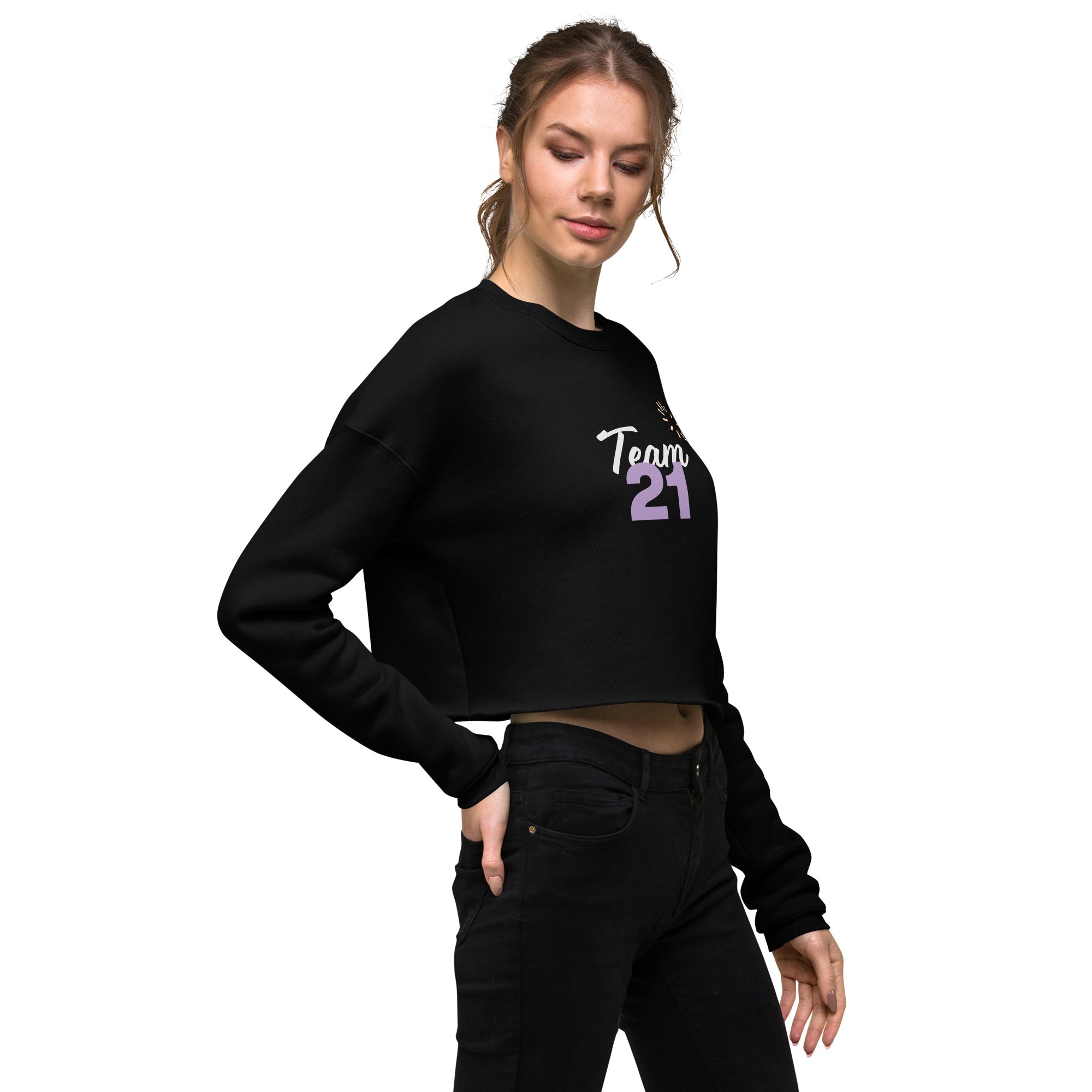 Sweat-Shirt Crop-Top