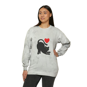 Unisex Color Blast Crewneck Sweatshirt