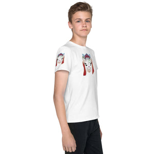 T-shirt col ras du cou adolescent