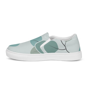 Tennis en toile sans lacets femme